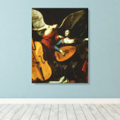 Saint Cecilia und Angel von Carlo Saraceni Leinwanddruck (Insitu (Holzboden))