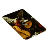 Saint Cecilia und Angel von Carlo Saraceni Magnet (Rechte Seite)