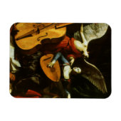 Saint Cecilia und Angel von Carlo Saraceni Magnet (Horizontal)