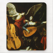 Saint Cecilia und Angel von Carlo Saraceni Mousepad (Vorne)