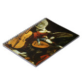 Saint Cecilia und Angel von Carlo Saraceni Notizblock (Linke Seite)