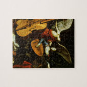 Saint Cecilia und Angel von Carlo Saraceni Puzzle (Horizontal)