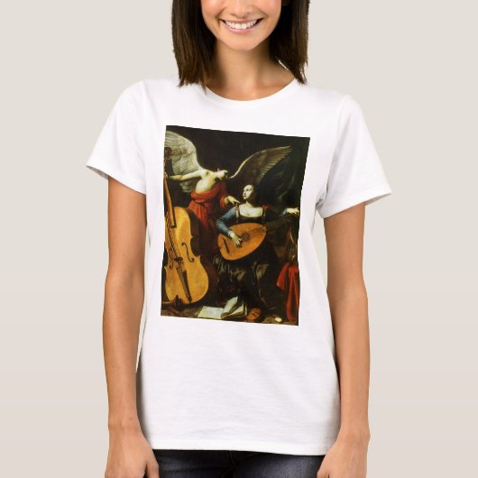 Saint Cecilia und Angel von Carlo Saraceni T-Shirt (Vorderseite)