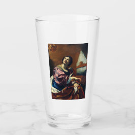 Saint Cecilia von Simon Vouet Glas