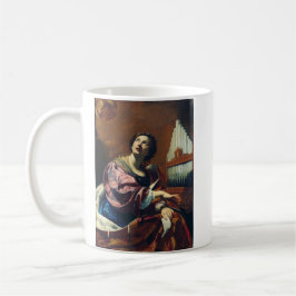 Saint Cecilia von Simon Vouet Kaffeetasse