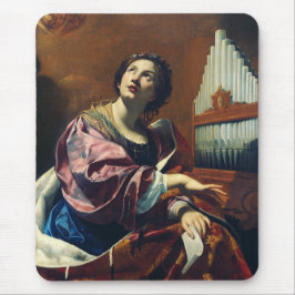 Saint Cecilia von Simon Vouet Mousepad