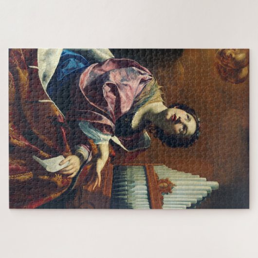 Saint Cecilia von Simon Vouet Puzzle (Horizontal)