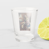 Saint Cecilia von Simon Vouet Schnapsglas (Rückseite)