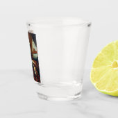 Saint Cecilia von Simon Vouet Schnapsglas (Rechts)