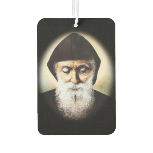 Saint Charbel Auto Lufterfrischer (Rückseite)