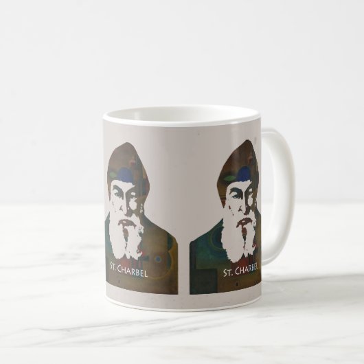 Saint Charbel Kaffeetasse (VorderseiteRechts)