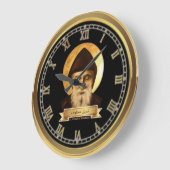 Saint Charbel Makhlouf Large Clock Große Wanduhr (Winkel)