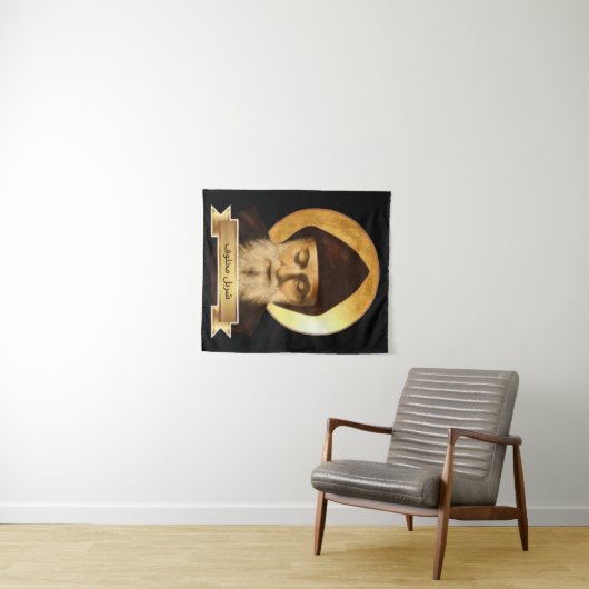 Saint Charbel Makhlouf Tapestry Wandteppich (Beispiel (Horizontal))
