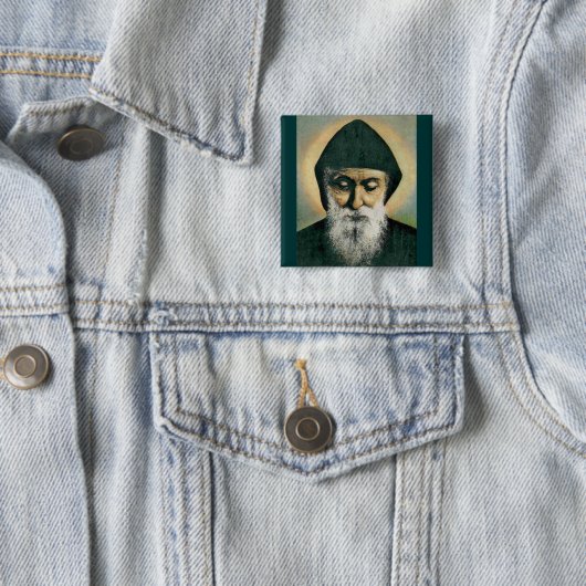 Saint Charbel Portrait Button (Beispiel)
