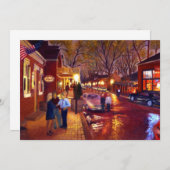 Saint Charles City Oil Landschaftsbild Malerei (Vorne/Hinten)