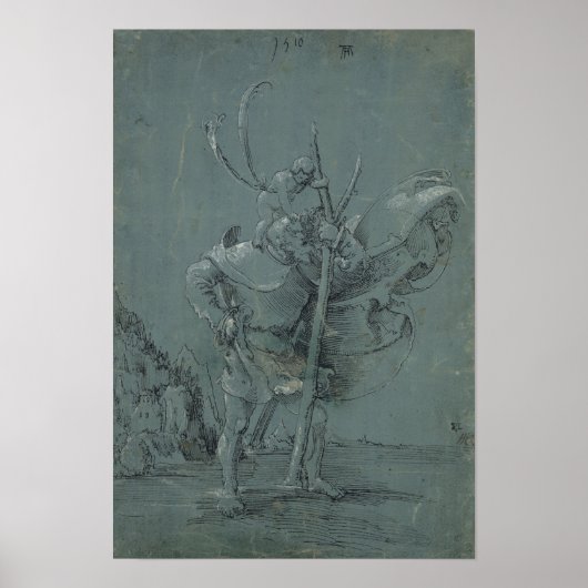 Saint Christopher, 1510 Poster (Vorne)