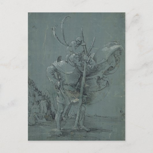 Saint Christopher, 1510 Postkarte (Vorderseite)