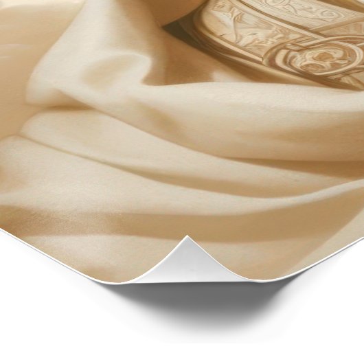 Saint Christopher Artwork Religiösen Schutz Kunst Poster (Ecke)