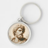 Saint Christopher Artwork Religiösen Schutz Kunst Schlüsselanhänger (Vorne)