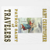 SAINT CHRISTOPHER FLEECEDECKE (Vorderseite (Horizontal))