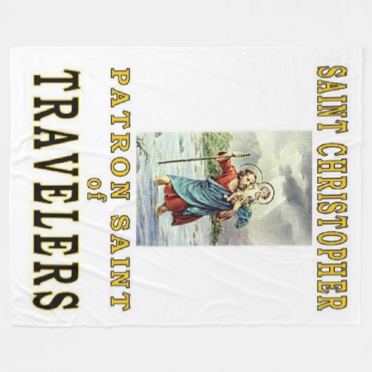 SAINT CHRISTOPHER FLEECEDECKE (Vorderseite (Horizontal))