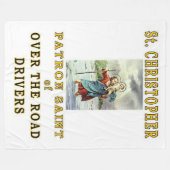 SAINT CHRISTOPHER FLEECEDECKE (Vorderseite (Horizontal))
