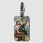 Saint Christopher Gepäckanhänger (Vorderseite Vertikal)