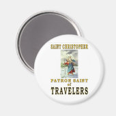 SAINT CHRISTOPHER MAGNET (Vorderseite/Rückseite)