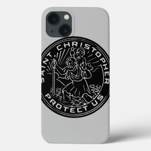 Saint Christopher Medal Case-Mate iPhone Hülle (Rückseite)