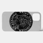 Saint Christopher Medal Case-Mate iPhone Hülle (Rückseite (Horizontal))