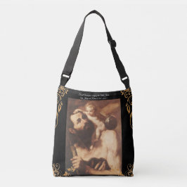 Saint Christopher mit dem Kinderchristen Tragetaschen Mit Langen Trägern