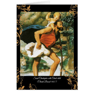 Saint Christopher mit dem Säugling Christus