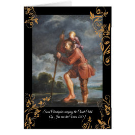 Saint Christopher mit Säugling Christ