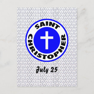 Saint Christopher Postkarte