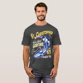 Saint Christopher Surf Schutzheilige des Surfens T-Shirt (Vorne ganz)