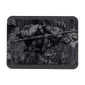 Saint Christopher, verehrt von Christen Magnet (Horizontal)