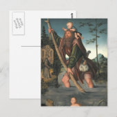 Saint Christopher von Hieronymus Bosch Postkarte (Vorne/Hinten)