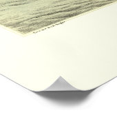 Saint Clair, MI Panoramic Karte - 1868 Poster (Ecke)