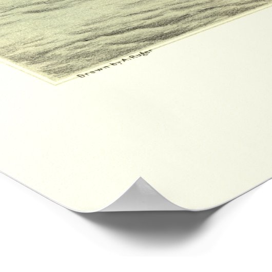 Saint Clair, MI Panoramic Karte - 1868 Poster (Ecke)