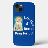 Saint Clare Assisi Case-Mate iPhone Hülle (Rückseite)