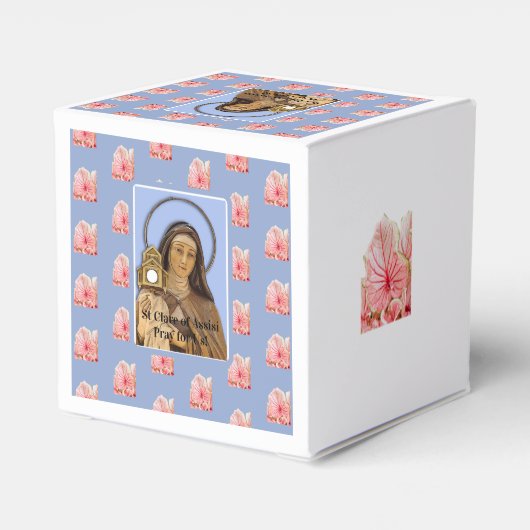Saint Clare Assisi Geschenkschachtel (Rückseite)