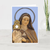 Saint Clare Assisi Karte (Vorderseite)