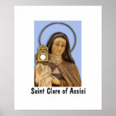 Saint Clare Assisi Poster (Vorne)