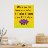 Saint Clare Assisi Poster (Küche)