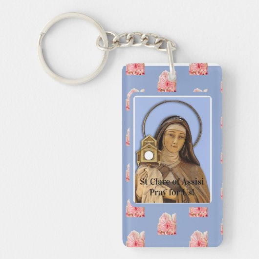 Saint Clare Assisi Schlüsselanhänger (Vorderseite)