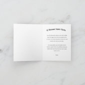 Saint Clare von Assisi Karte (Innenseite)