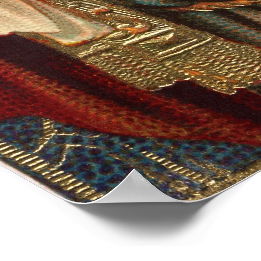 Saint Clare von Assisi Poster (Ecke)