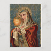 Saint Clare von Assisi Postkarte (Vorderseite)