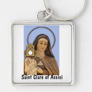 Saint Clare von Assisi Schlüsselanhänger