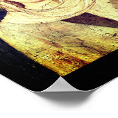 Saint Clare von Assisi von Simone Martini Poster (Ecke)